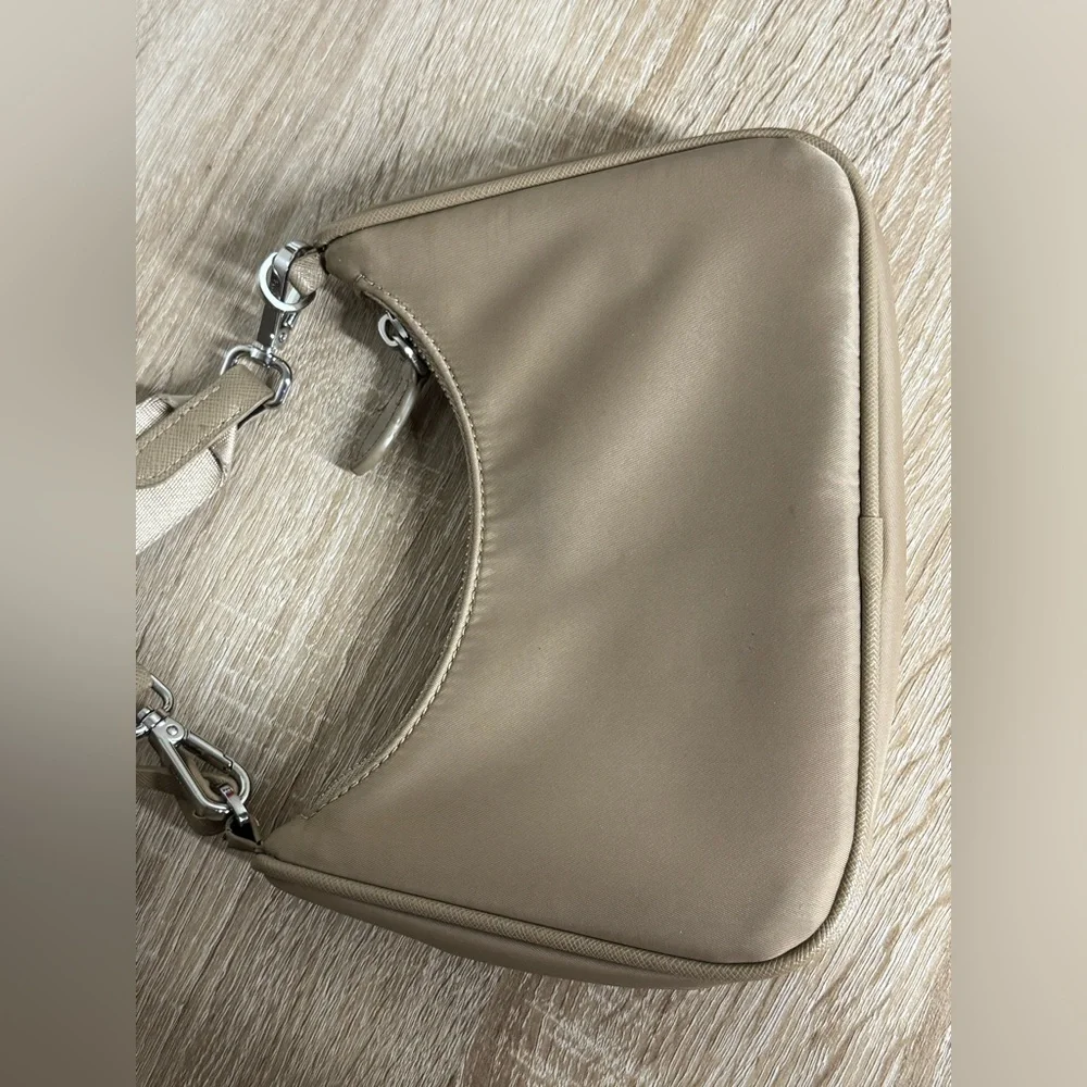 Prada Te-Edition 2005 Re-Nylon Shoulder Crossbody Bag in Beige/Cammeo Collor - Picture 16 of 16